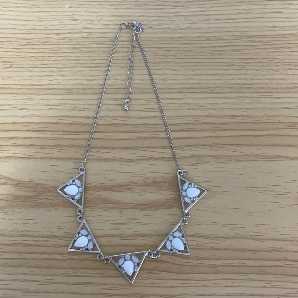 Statement necklace silver